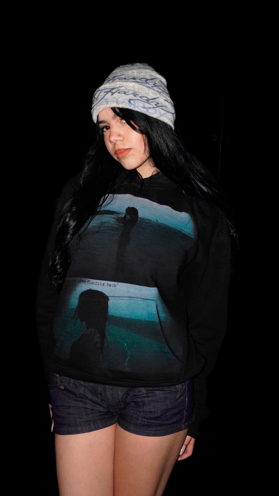 “flooded” hoodie