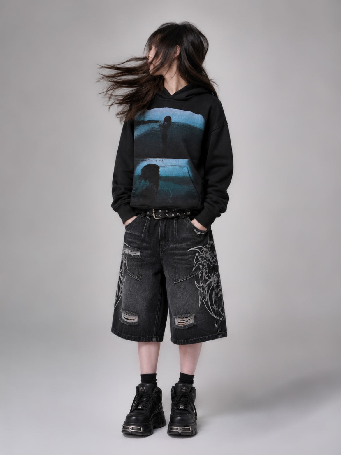 “flooded” hoodie