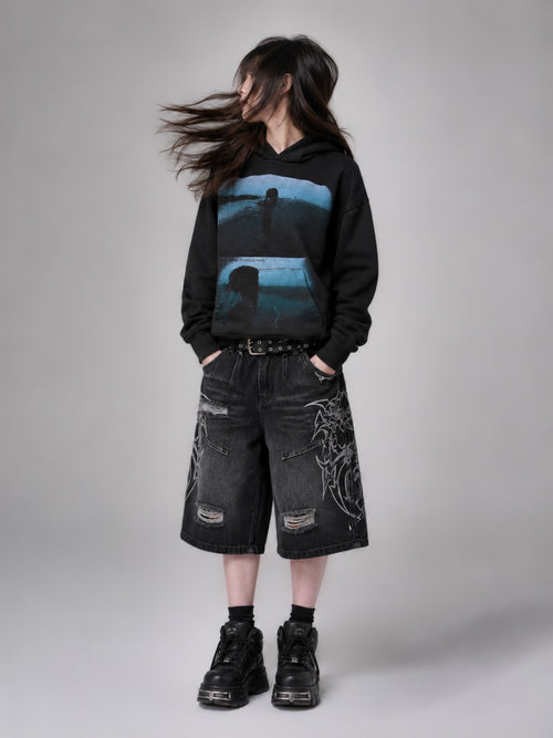 “flooded” hoodie
